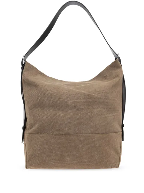 LEMAIRE belted tote bag in cotton canvas