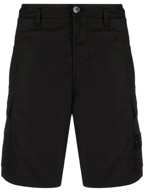 Stone Island l100020 stretch cotton Tela 'Paracadute' shorts