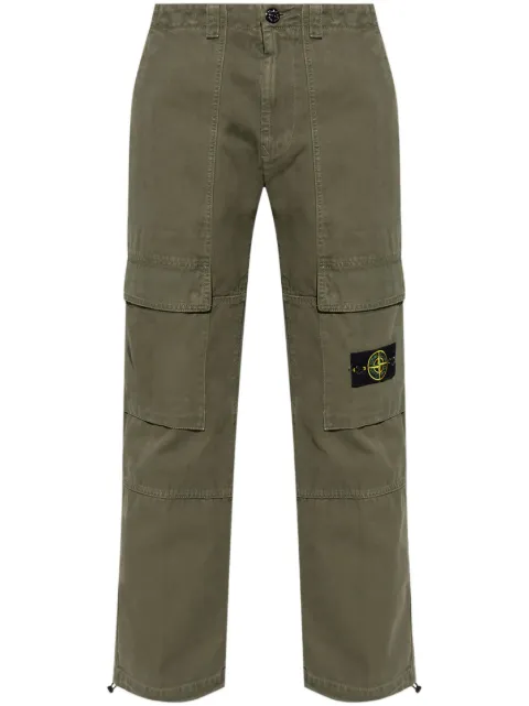 Stone Island cotton cargo trousers