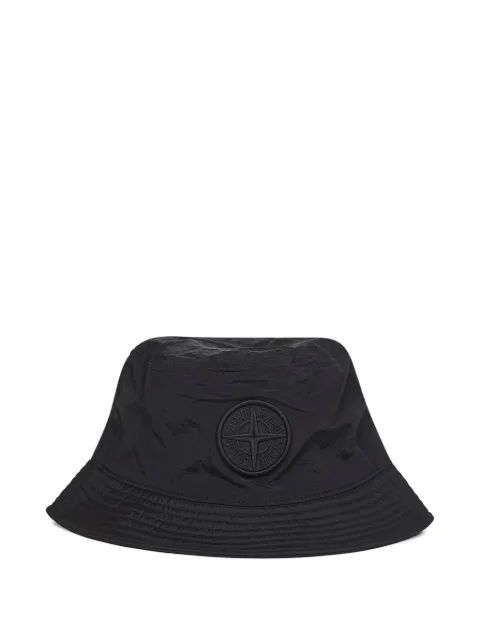 Stone Island compass logo bucket hat