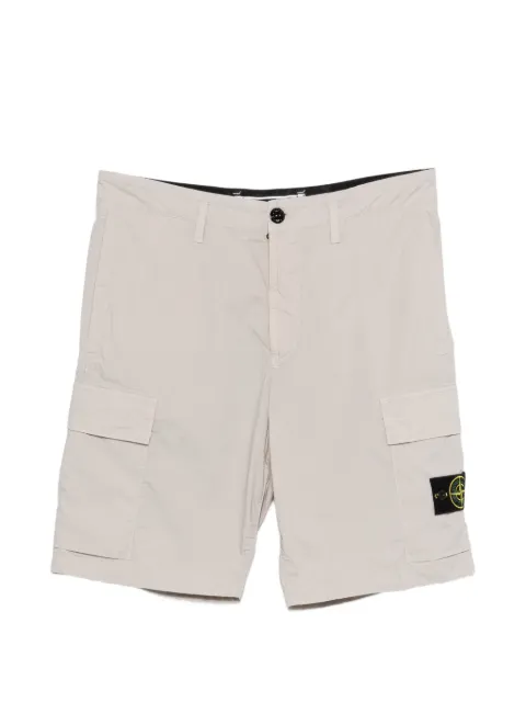 Stone Island L100020 stretch cotton Tela 'paracadute' cargo shorts