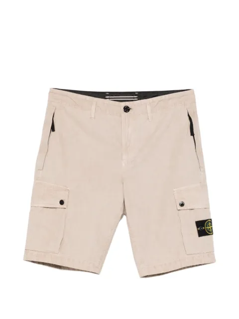 Stone Island logo-patch cargo shorts