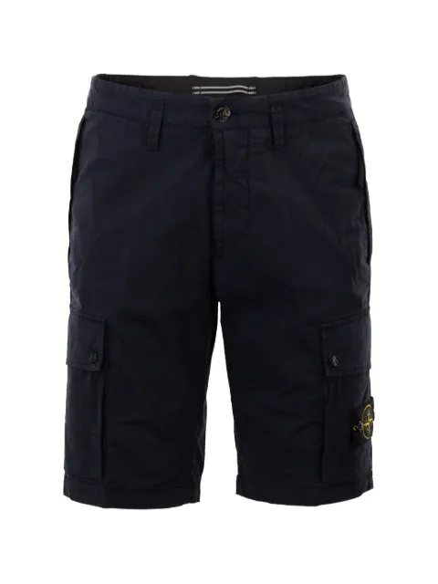 Stone Island logo-patch cargo shorts