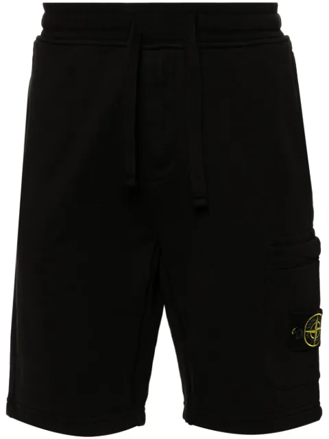 Stone Island logo-patch cargo shorts