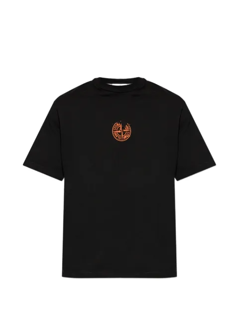 Stone Island logo-print cotton T-shirt