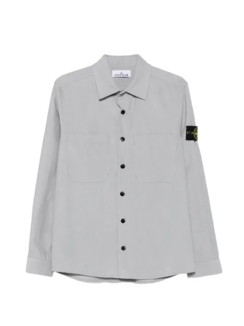 Stone Island corduroy Compass-patch shirt