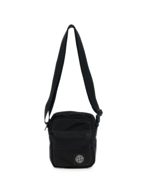 Stone Island logo-patch messenger bag