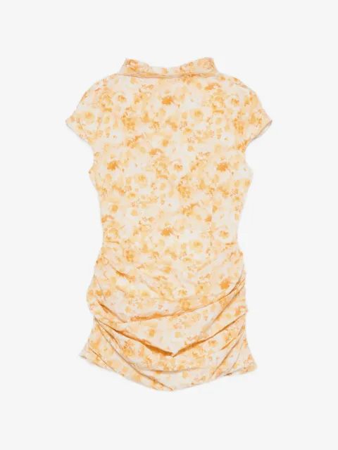 Magda Butrym floral-print ruched mini dress