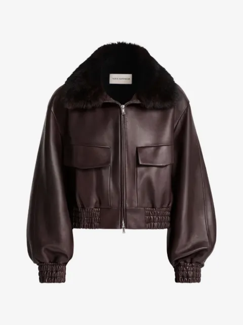 Nour Hammour Ellery leather jacket
