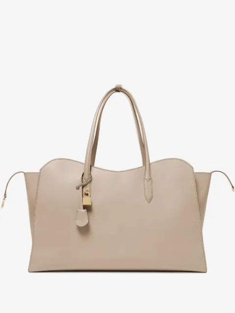 Stella McCartney padlock-detail curved-edge tote bag