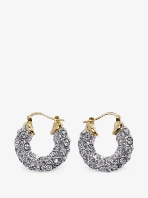 Simone Rocha rhinestone-embellished hoop earrings