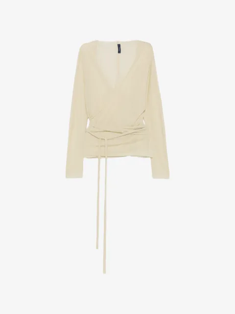 Soeur Luth wrap-style blouse
