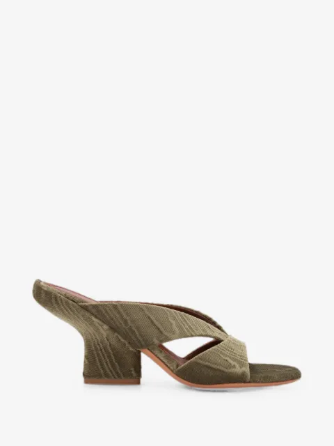 DRIES VAN NOTEN heeled velvet mules
