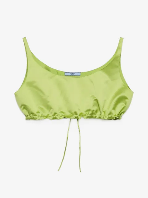 Prada duchesse crop top