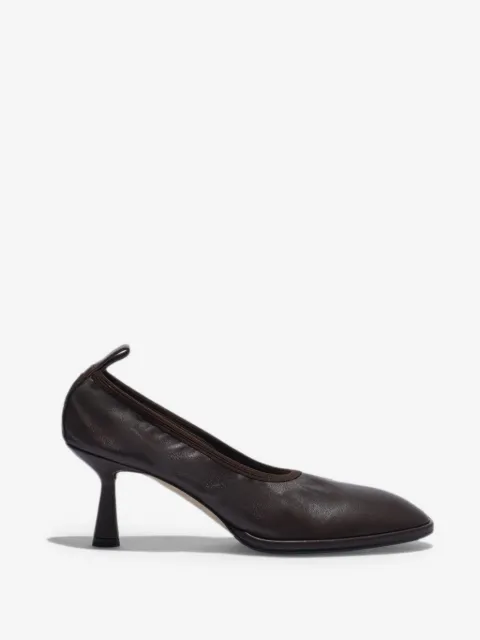 Aeyde Giulia leather heeled pumps