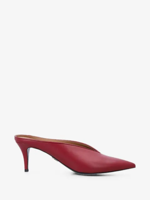 Stella McCartney pointed-toe V-cut heeled mules