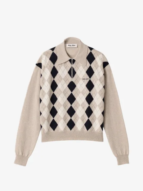 Miu Miu Cashmere polo sweater