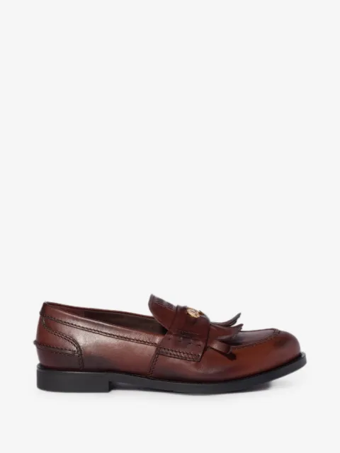Miu Miu leather loafers
