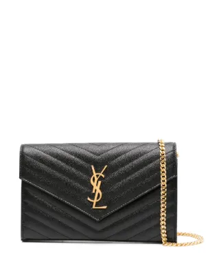 Saint Laurent Classic Cassandre quilted leather clutch bag