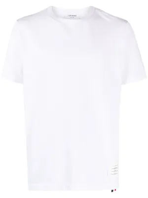 Thom Browne RWB-stripe piqué T-shirt