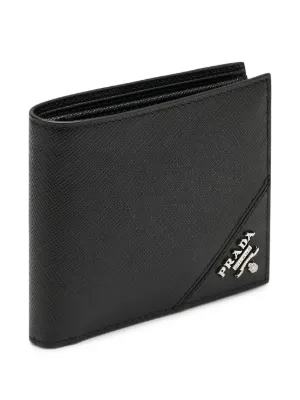 Prada bifold leather wallet