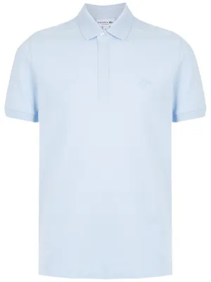 Lacoste logo-patch short-sleeve polo shirt
