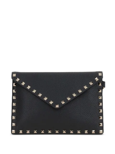 Valentino Garavani Rockstud grainy calfskin pouch
