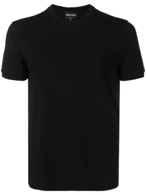 Giorgio Armani logo-embroidered short-sleeve T-shirt