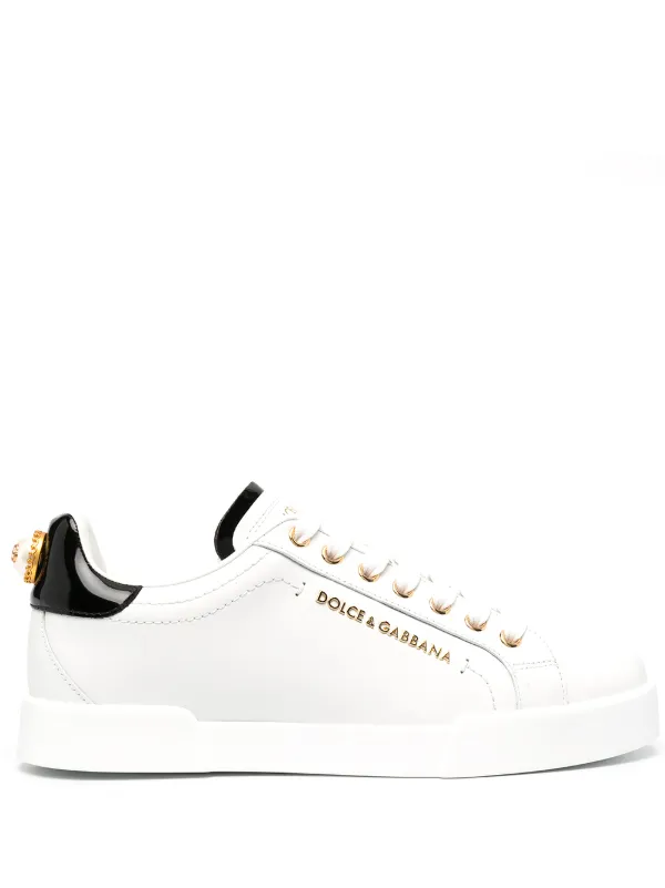 Dolce & Gabbana Portofino logo-embellished low-top sneakers