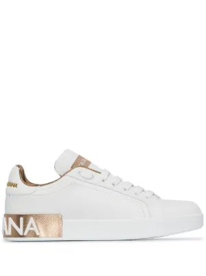Dolce & Gabbana calfskin nappa Portofino sneakers