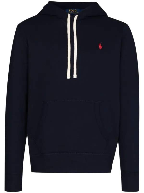 Polo Ralph Lauren logo-embroidered drawstring hoodie