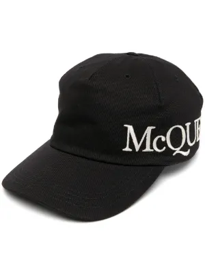 Alexander McQueen logo embroidered cap