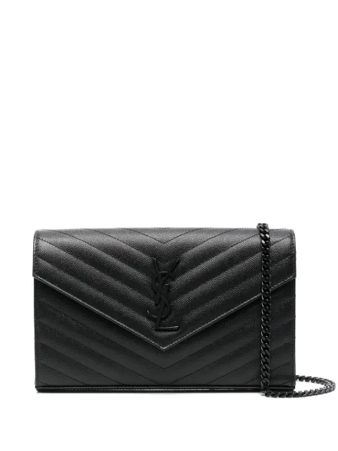 Saint Laurent Classic Cassandre chain wallet