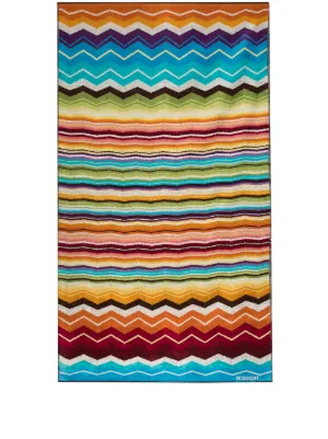 Missoni Home Hugo zigzag beach towel