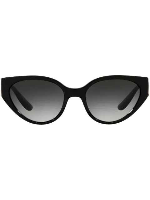 Dolce & Gabbana Eyewear DG monogram oval-frame sunglasses
