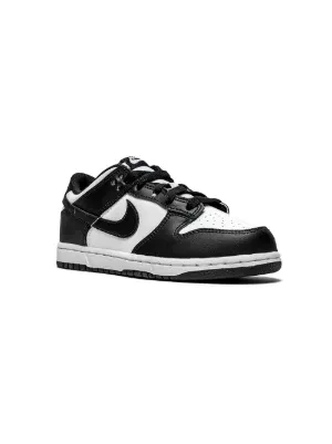 Nike Kids Dunk Low "Black/White" sneakers
