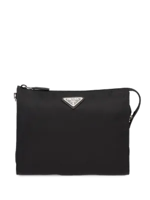 Prada Re-Nylon and Saffiano leather pouch
