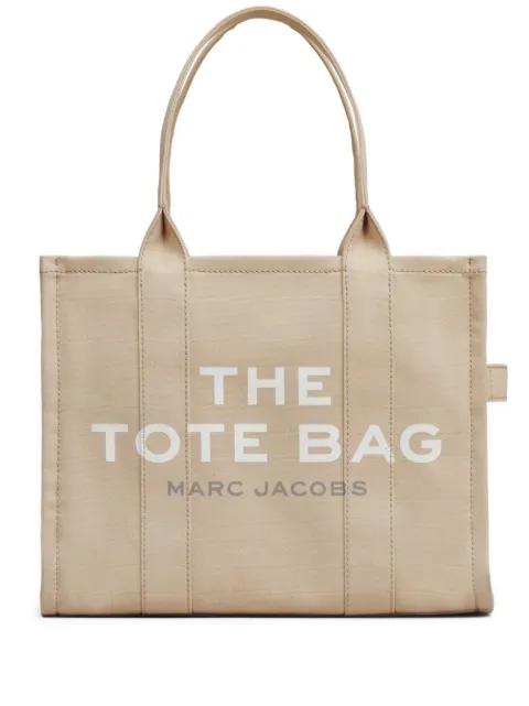 Marc Jacobs large logo-embroidered tote bag