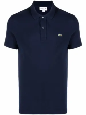 Lacoste logo-embroidered polo shirt