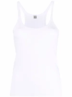 TOTEME scoop-neck rib tank