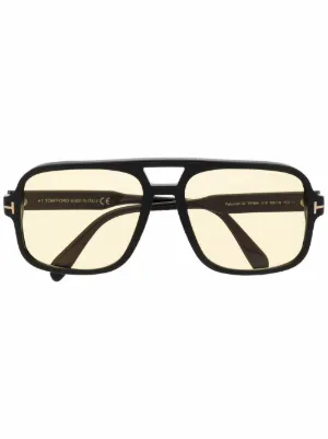 TOM FORD Eyewear tinted pilot-frame sunglasses