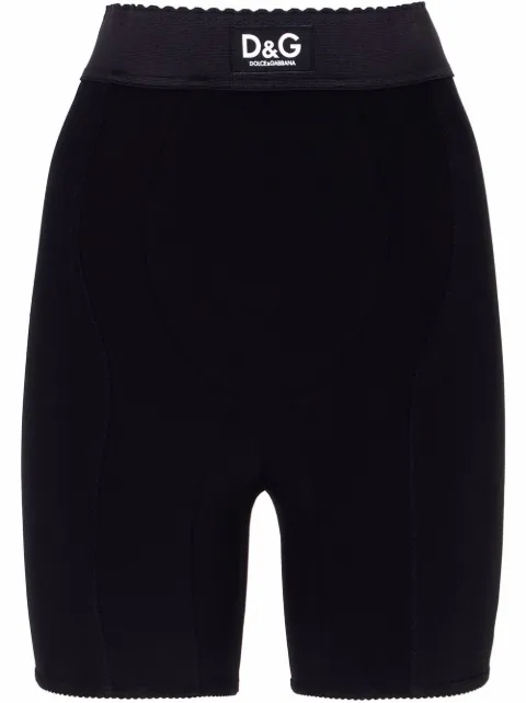 Dolce & Gabbana logo-print cycling shorts