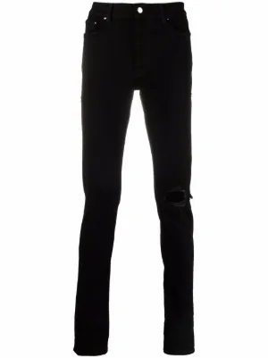 AMIRI distressed-finish slim-cut jeans