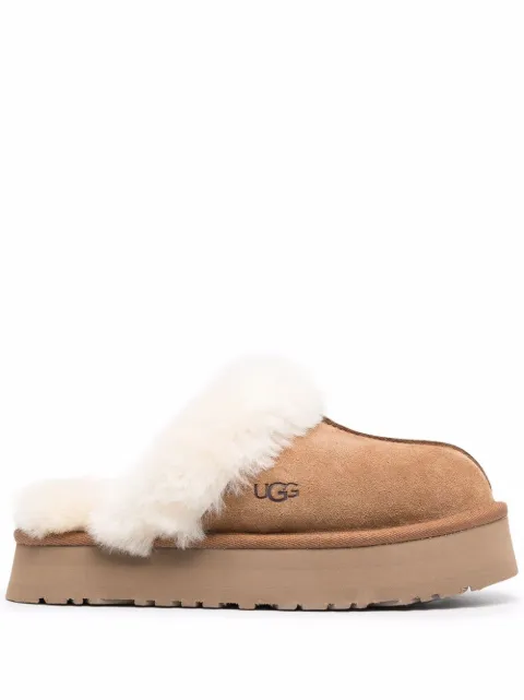 UGG Disquette shearling-lined suede sandals