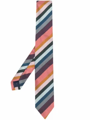 Paul Smith diagonal-stripe silk tie