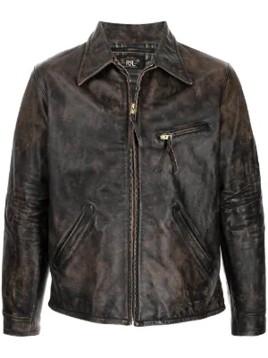 Ralph Lauren RRL zipped leather jacket