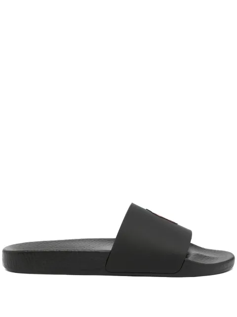 Polo Ralph Lauren  logo-print slip-on sandals