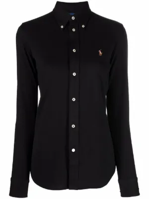 Polo Ralph Lauren embroidered-logo fitted shirt