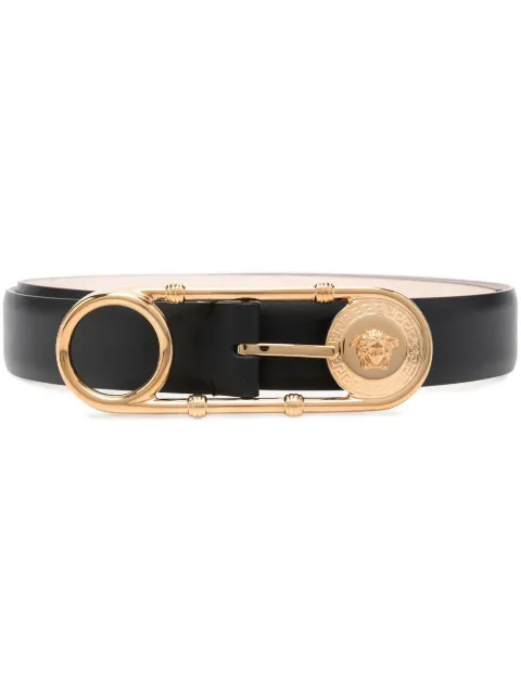 Versace Medusa safety-pin belt