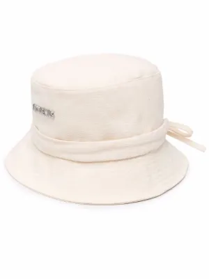 Jacquemus bow-detail bucket hat